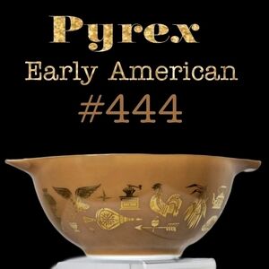 1960's Pyrex Early American #444 4Qt cinderella mixing nesting bowl